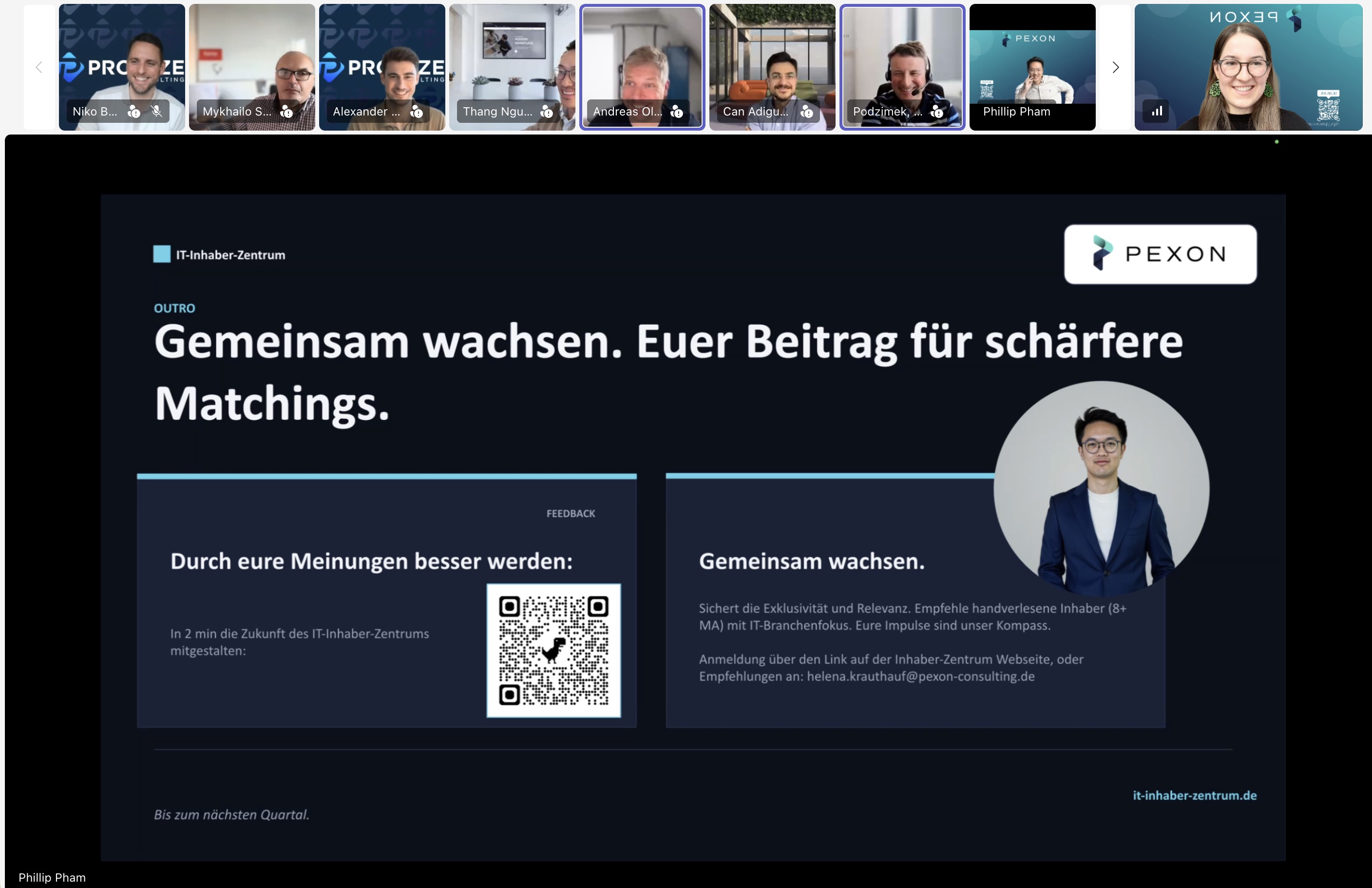 Eindruck 1 vom letzten IT-Inhaber Round Table